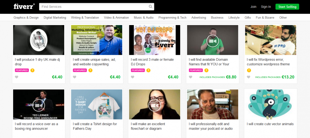 Fiverr: The Marketplace for Creative and Professional Services